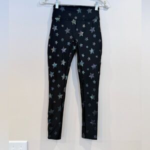 🔥Spanx Black Star Patterned Kids Leggings Size M NWOT🔥
